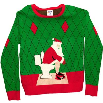 Click to get Ugly Christmas Sweater Toilet Santa 1st Edition