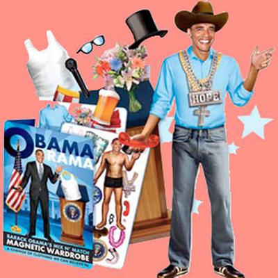 Click to get Barack Obama Mix N Match Dress up Kit